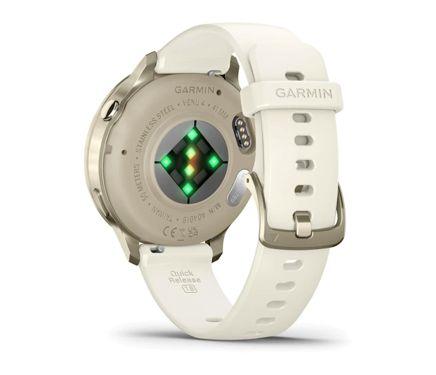 GARMIN Venu 4 Lunar gold 41mm z kremowym paskiem 010-03013-00 - 1363882 - zdjęcie 4